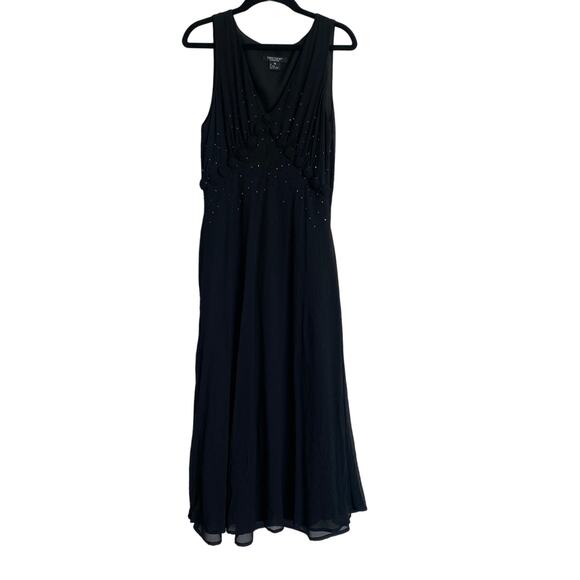 Karen Kane Dresses & Skirts - Vintage Karen Kane Silk Black Midi Dress Whimsigoth, Fairy, Witchy M 100% Silk